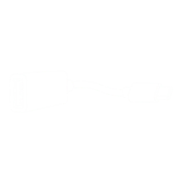 Line drawing of a USB-C OTG adapter